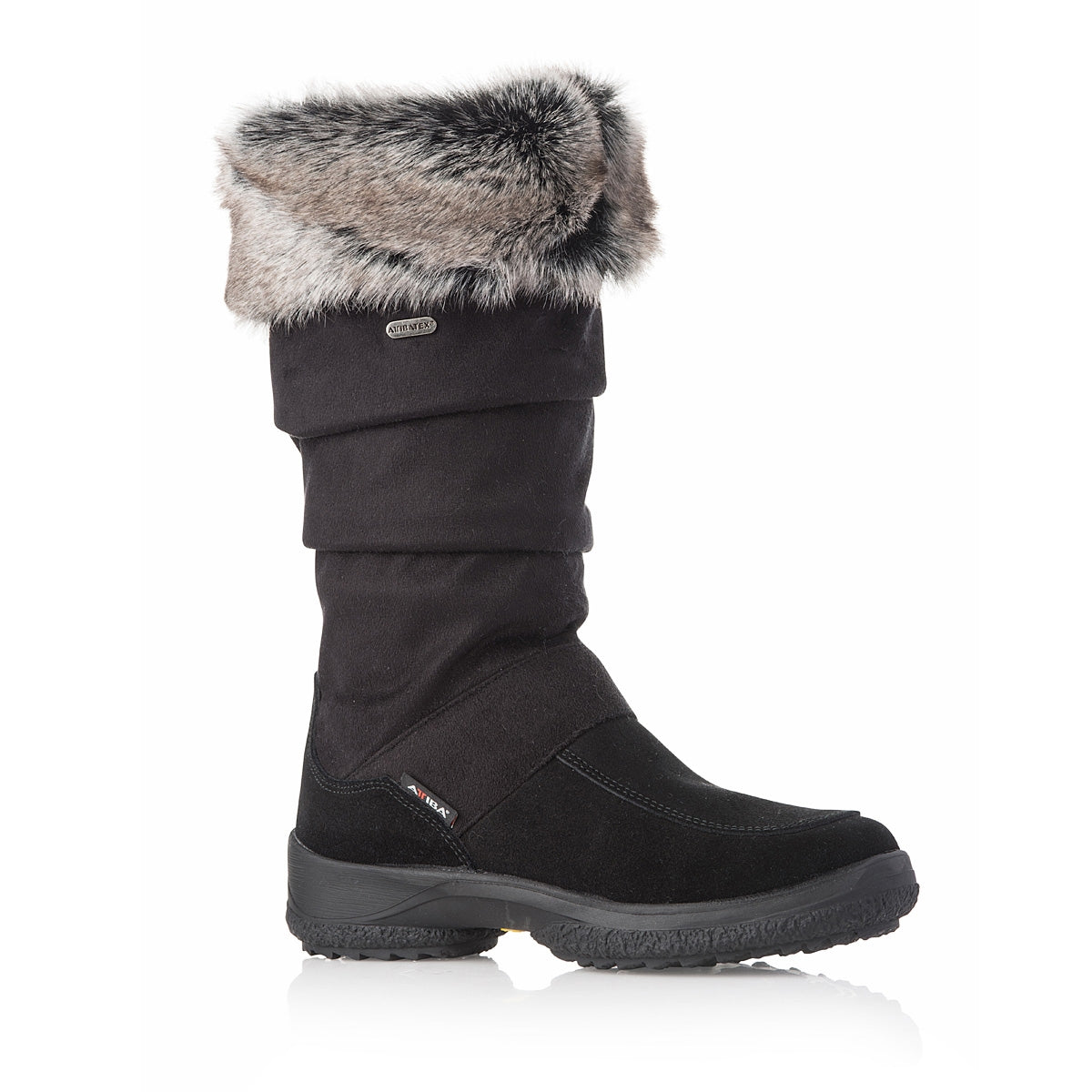 Attiba Torino Fur Cuff Women's Après Snow Boot Black - Ski and Board Online