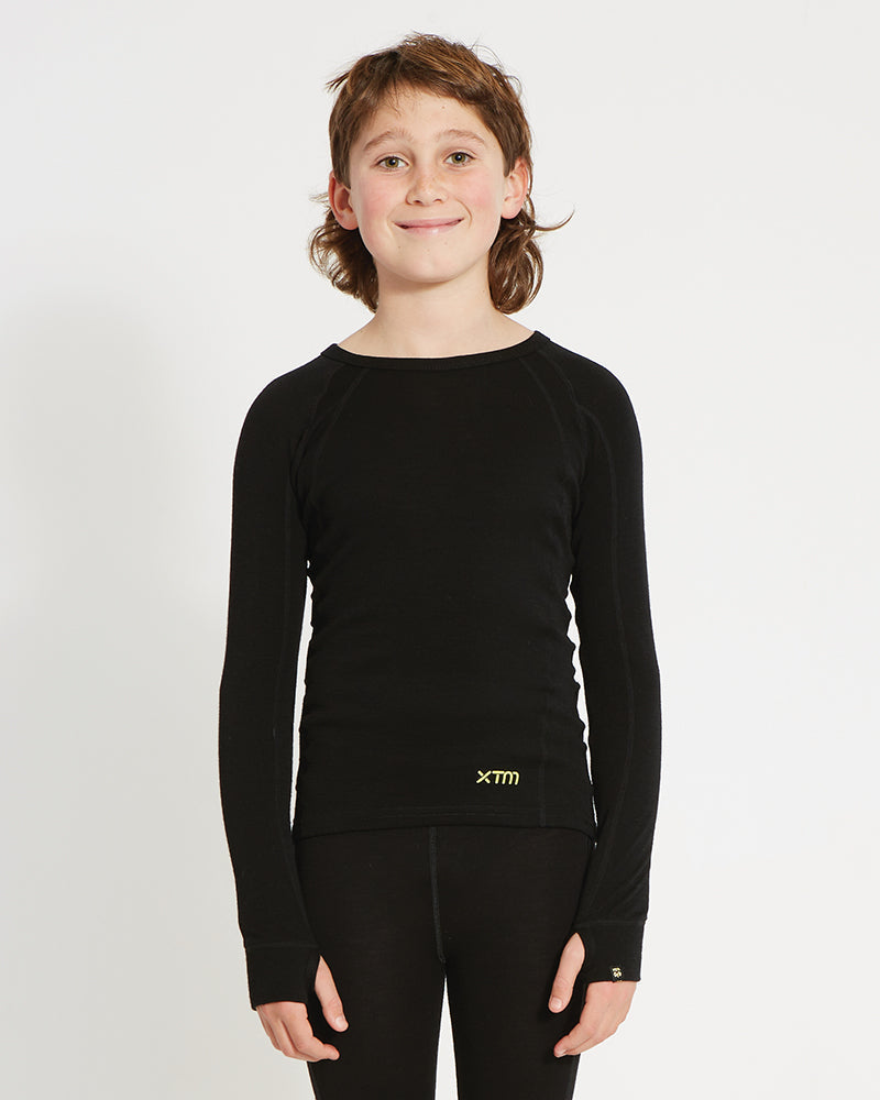 XTM Kids' Merino 230 Wool Thermal Top - Ski and Board Online