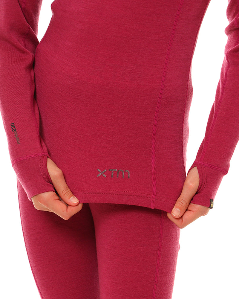 XTM Kids' Merino 230 Wool Thermal Top - Ski and Board Online