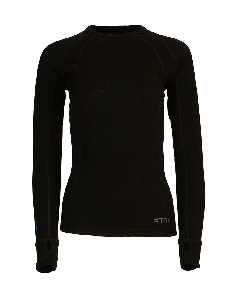 XTM Ladies Merino 230 Wool Thermal Long Sleeve Top - Ski and Board Online