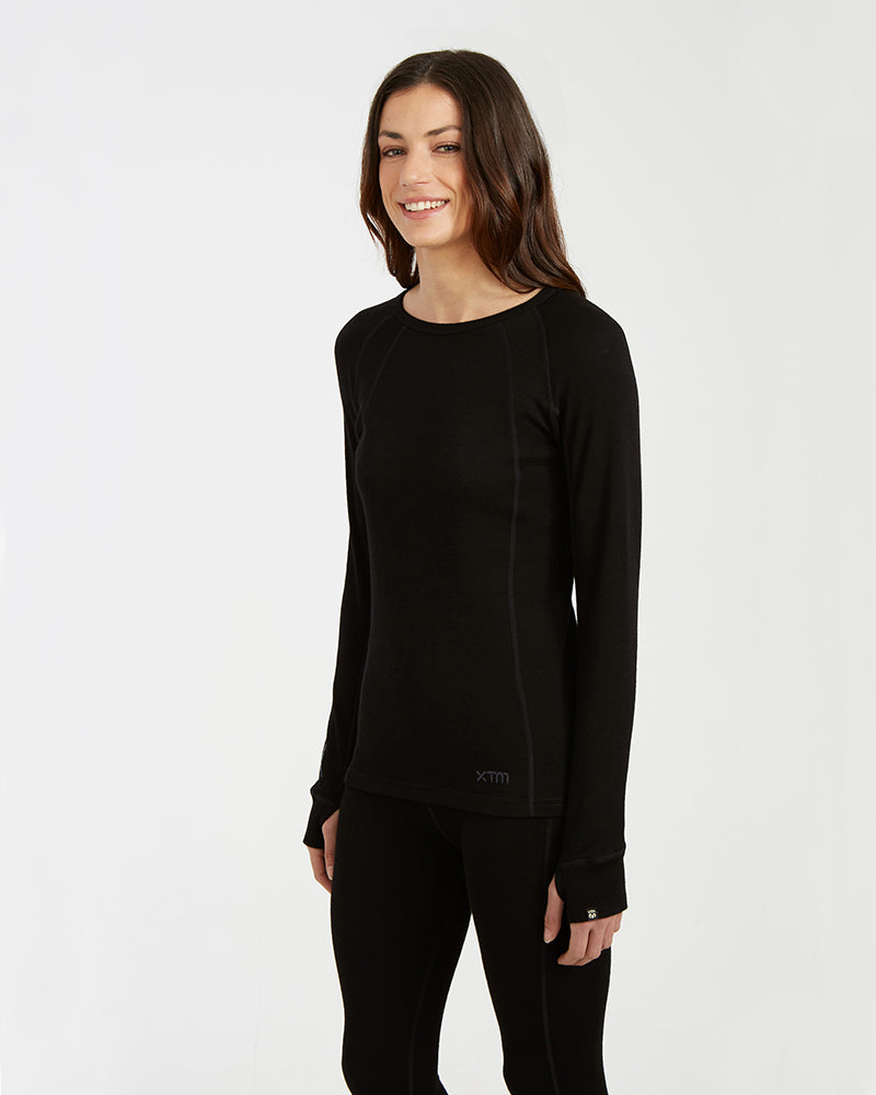 XTM Ladies Merino 230 Wool Thermal Long Sleeve Top - Ski and Board Online