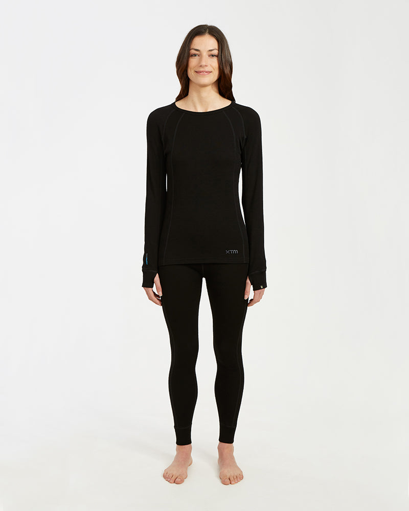 XTM Ladies Merino 230 Wool Thermal Long Sleeve Top - Ski and Board Online
