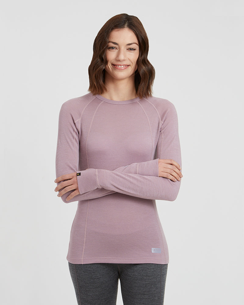 XTM Ladies Merino 230 Wool Thermal Long Sleeve Top - Ski and Board Online