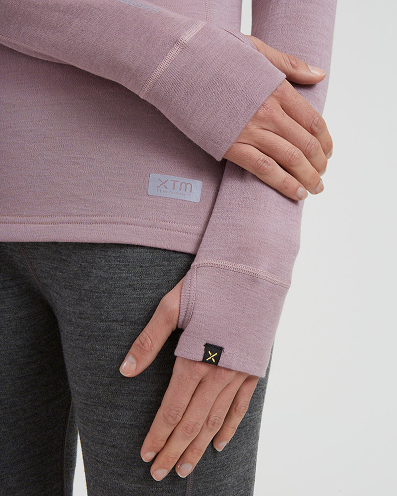 XTM Ladies Merino 230 Wool Thermal Long Sleeve Top - Ski and Board Online