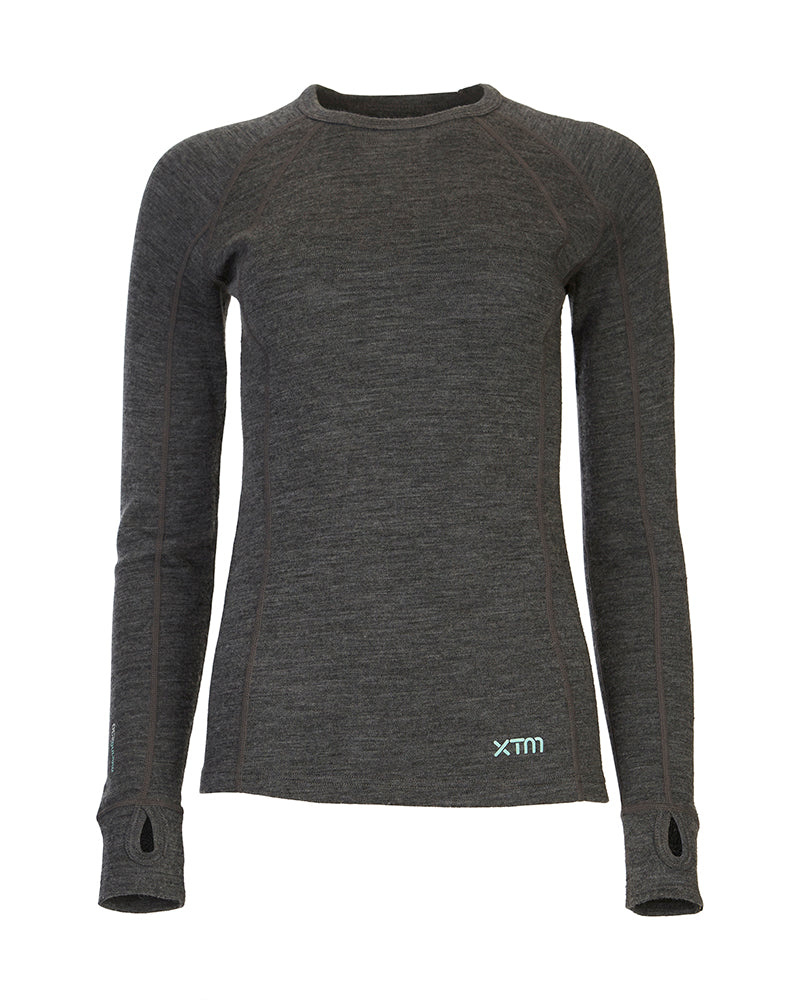 XTM Ladies Merino 230 Wool Thermal Long Sleeve Top - Ski and Board Online