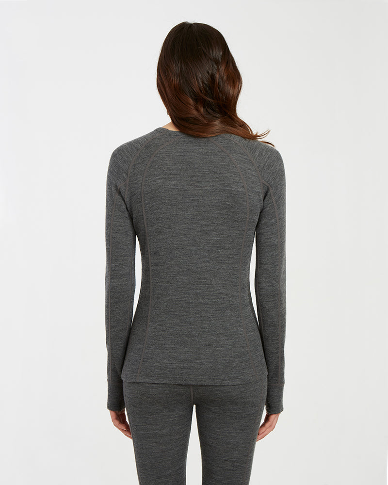 XTM Ladies Merino 230 Wool Thermal Long Sleeve Top - Ski and Board Online