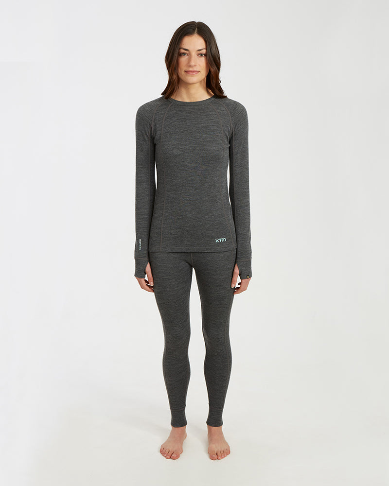 XTM Ladies Merino 230 Wool Thermal Long Sleeve Top - Ski and Board Online