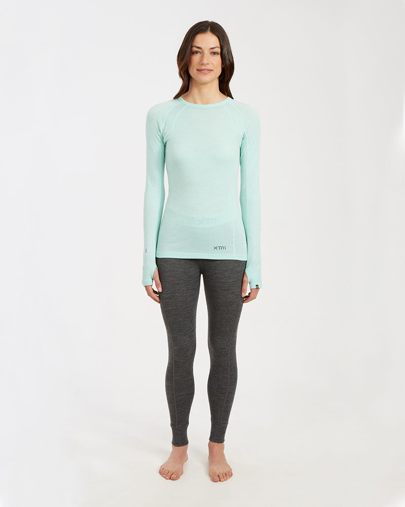 XTM Ladies Merino 230 Wool Thermal Long Sleeve Top - Ski and Board Online