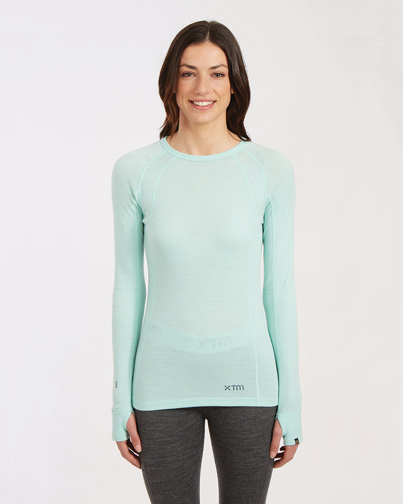 XTM Ladies Merino 230 Wool Thermal Long Sleeve Top - Ski and Board Online
