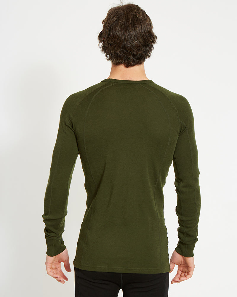 XTM Men's Merino 230 Wool Long Sleeve Thermal Top - Ski and Board Online
