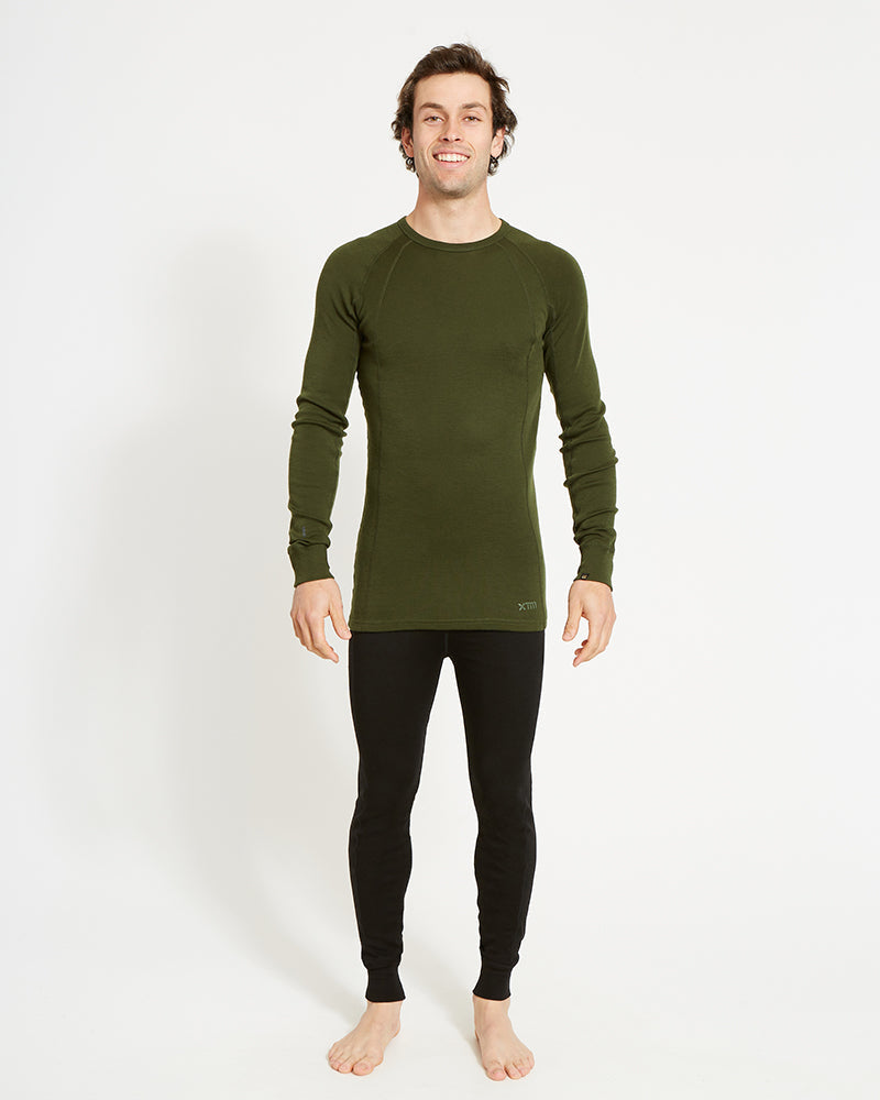 XTM Men's Merino 230 Wool Long Sleeve Thermal Top - Ski and Board Online