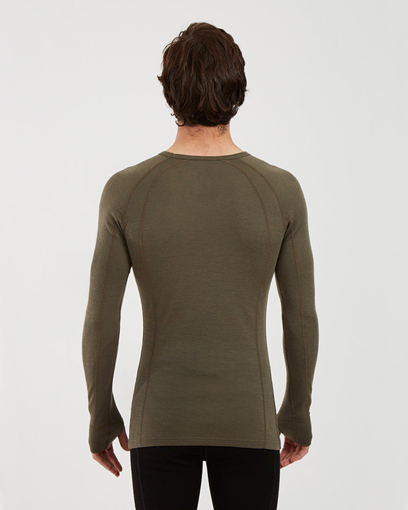 XTM Men's Merino 230 Wool Long Sleeve Thermal Top - Ski and Board Online