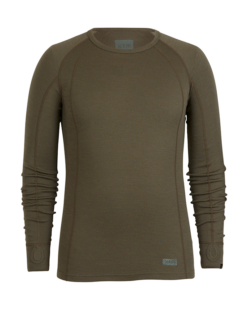 XTM Men's Merino 230 Wool Long Sleeve Thermal Top - Ski and Board Online