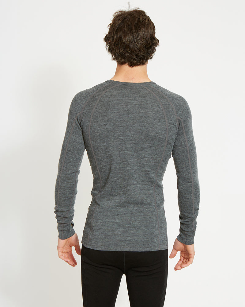 XTM Men's Merino 230 Wool Long Sleeve Thermal Top - Ski and Board Online