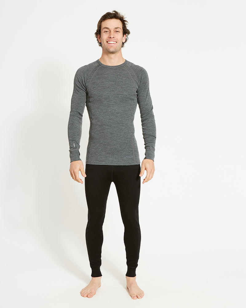 XTM Men's Merino 230 Wool Long Sleeve Thermal Top - Ski and Board Online
