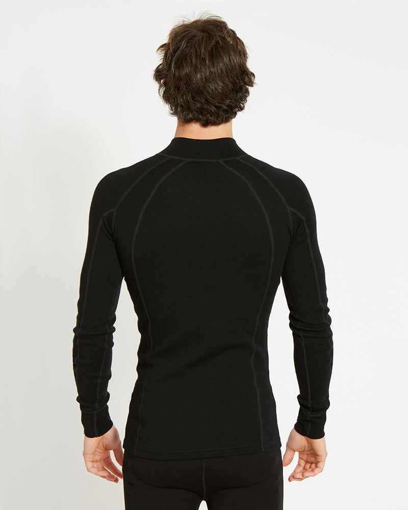 XTM Men's Merino 230 Wool Zip Neck Thermal Top - Ski and Board Online