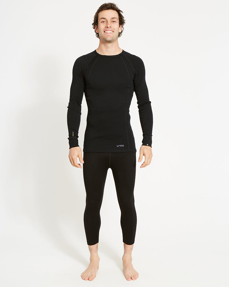 XTM Men's Merino 230 Wool 3/4 Length Thermal Pants - Ski and Board Online
