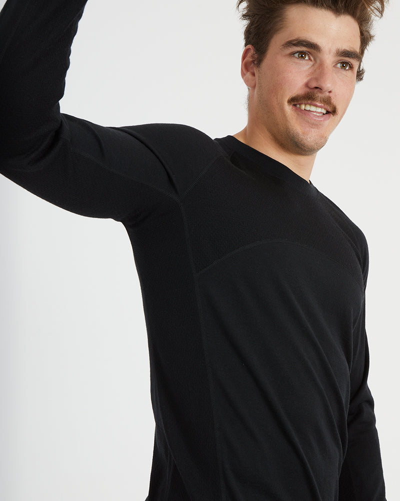 XTM Active200 Merino Wool Mens Thermal Top - Ski and Board Online