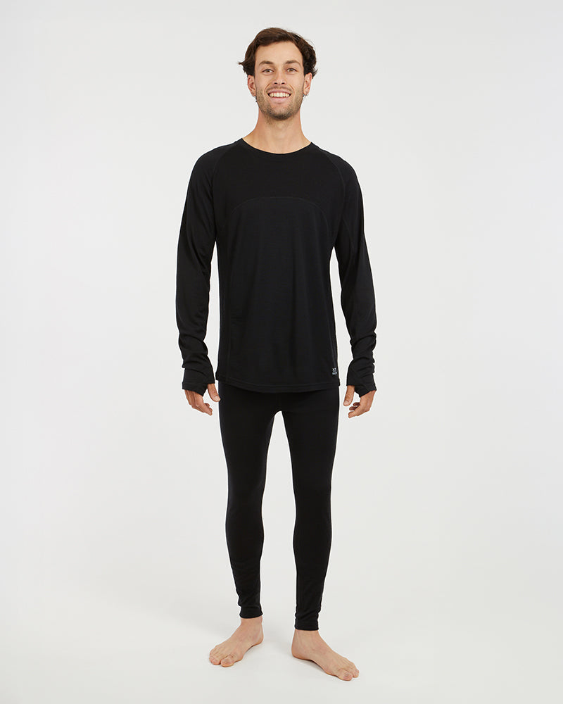 XTM Active200 Merino Wool Mens Thermal Base Layer Pants - Ski and Board Online