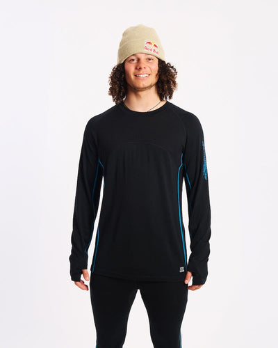 XTM Valentino Active200 Merino 200gsm Wool Top - Black