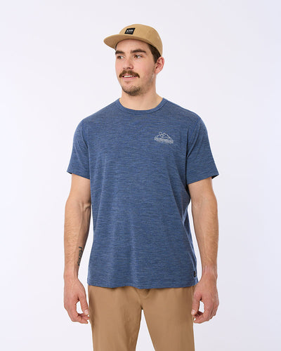 XTM Adventure170 Merino 170gsm Wool Thermal T-Shirt Mens - Indigo
