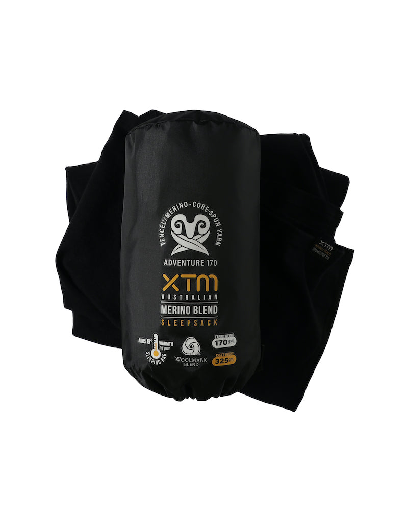 XTM Dreamliner 170 Merino Wool Sleeping Bag Liner - Ski and Board Online