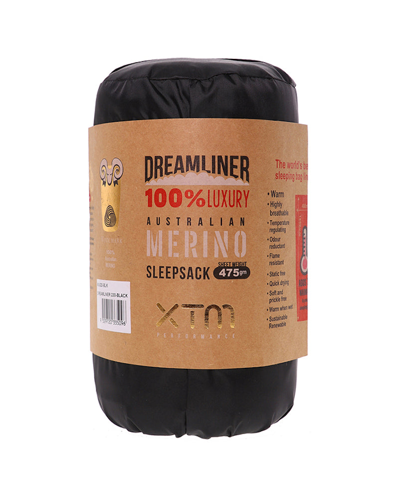 XTM Dreamliner 230 Merino Wool Sleeping Bag Liner - Ski and Board Online