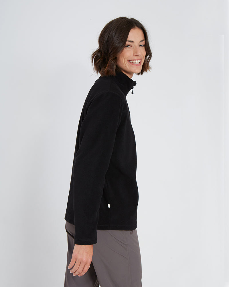 XTM Milanesia 1/4 Zip Neck Ladies Seawool Fleece - Ski and Board Online