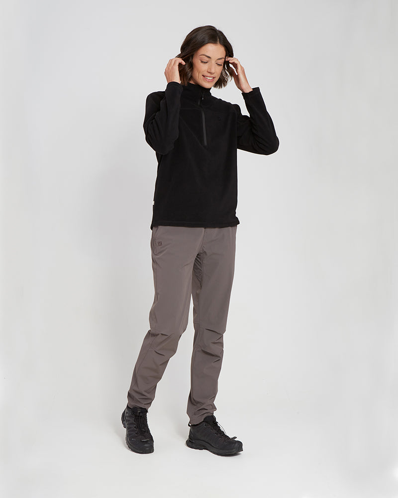 XTM Milanesia 1/4 Zip Neck Ladies Seawool Fleece - Ski and Board Online