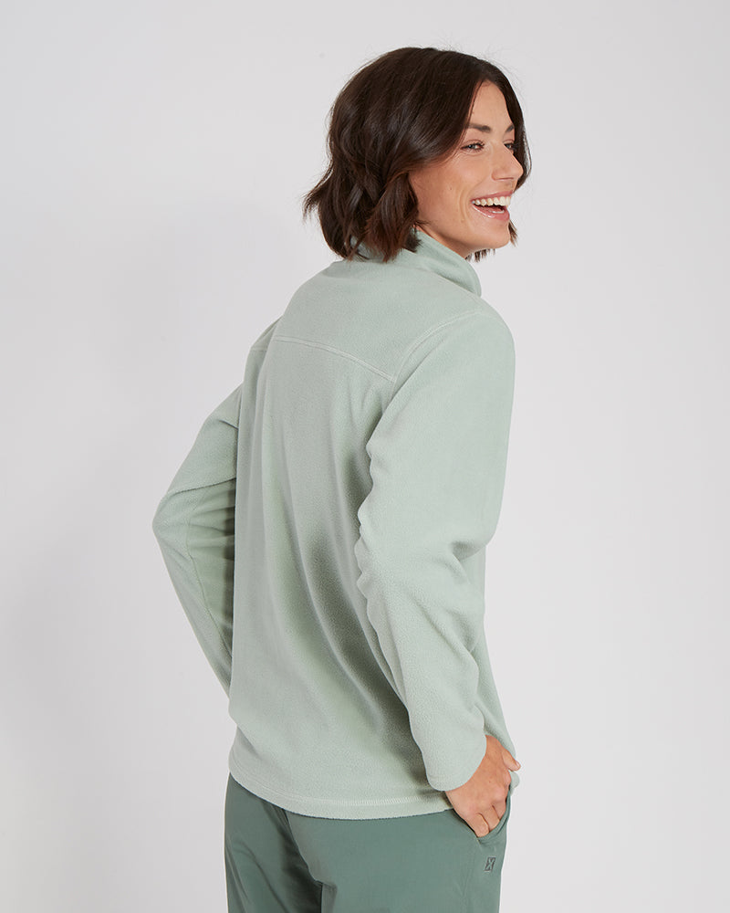 XTM Milanesia 1/4 Zip Neck Ladies Seawool Fleece - Ski and Board Online