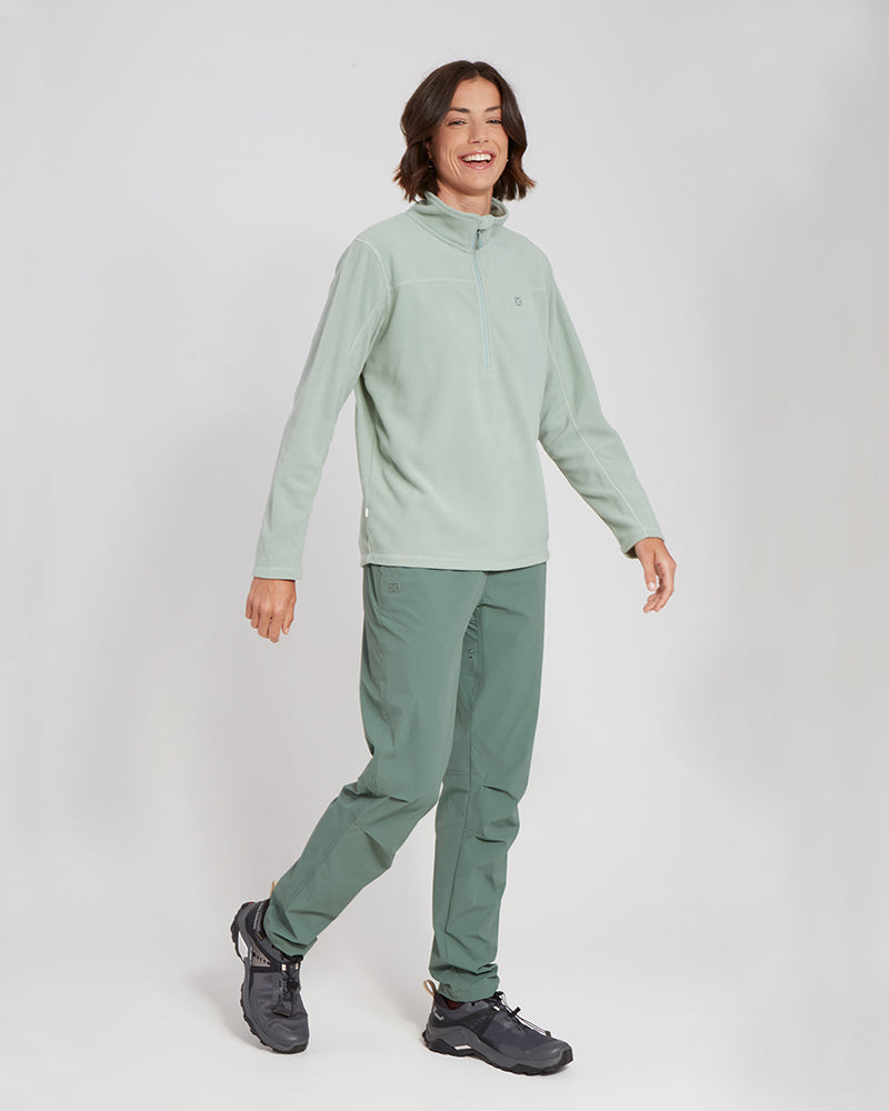 XTM Milanesia 1/4 Zip Neck Ladies Seawool Fleece - Ski and Board Online