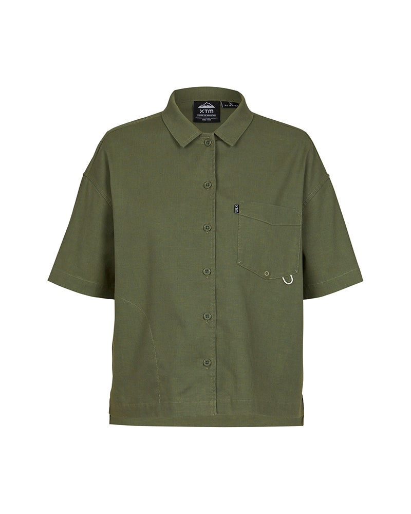 XTM Tea Tree Womens Hemp-Blend Hiking Short-Sleeve Shirt - Ski and Board Online