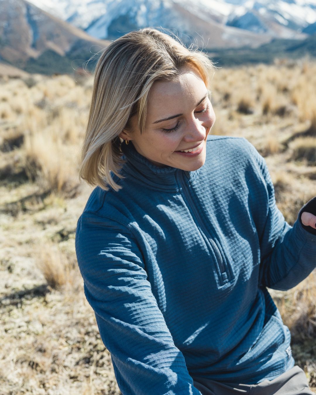XTM Womens Merino AEROGRID Fleece Hiking Pullover - Ski and Board Online