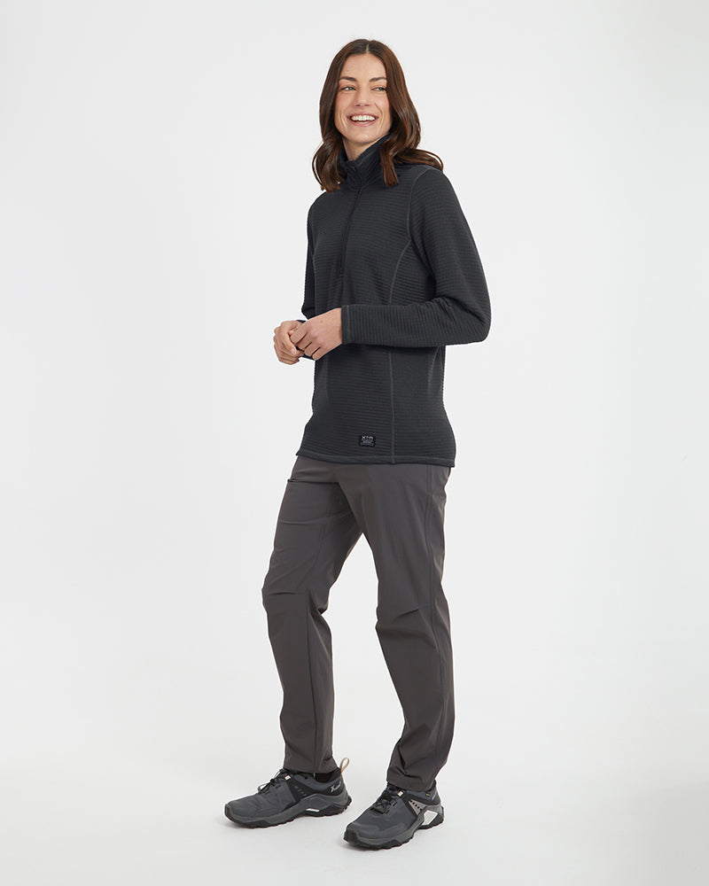 XTM Womens Merino AEROGRID Fleece Hiking Pullover - Ski and Board Online