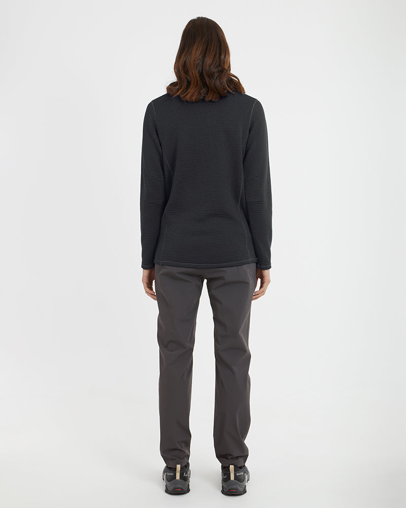 XTM Womens Merino AEROGRID Fleece Hiking Pullover - Ski and Board Online