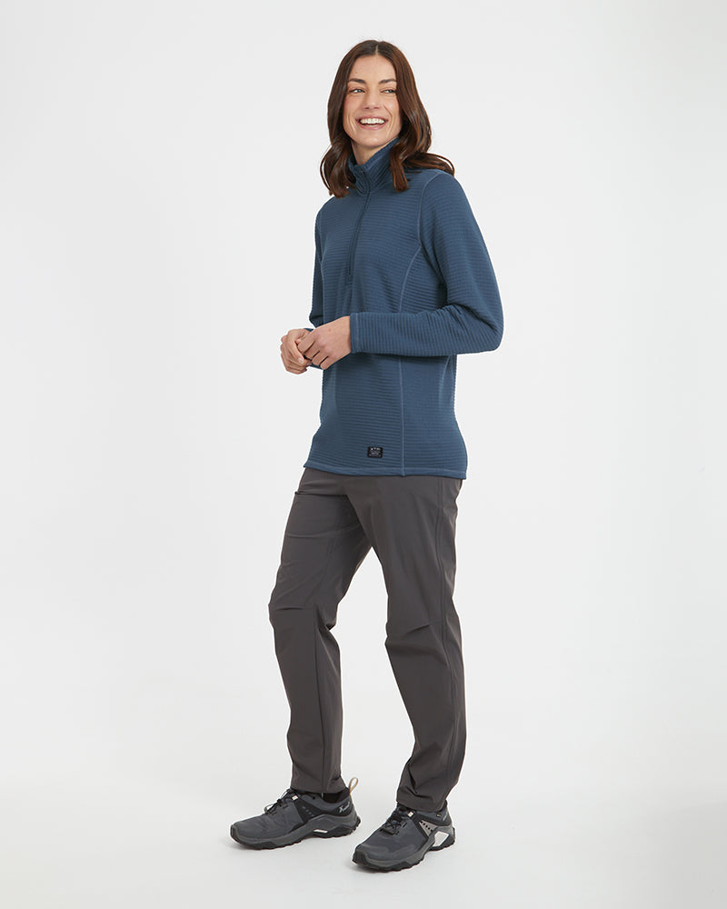 XTM Womens Merino AEROGRID Fleece Hiking Pullover - Ski and Board Online