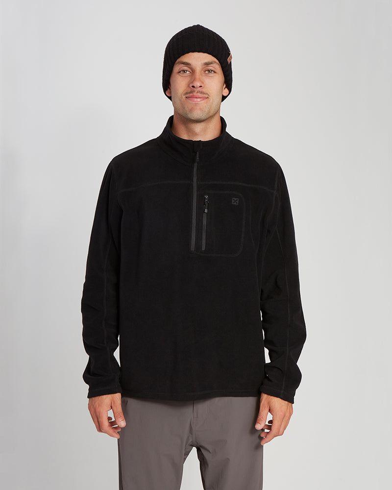 XTM Marengo 1/4 Zip Neck Mens Seawool Fleece - Ski and Board Online