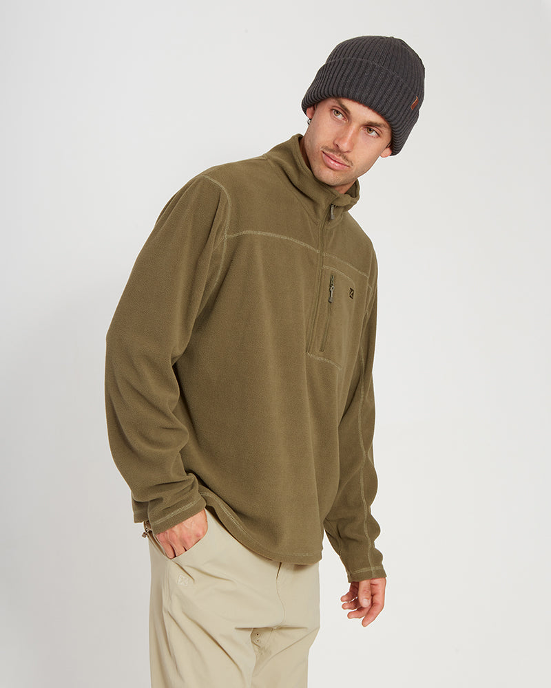 XTM Marengo 1/4 Zip Neck Mens Seawool Fleece - Ski and Board Online