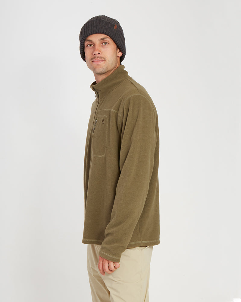 XTM Marengo 1/4 Zip Neck Mens Seawool Fleece - Ski and Board Online