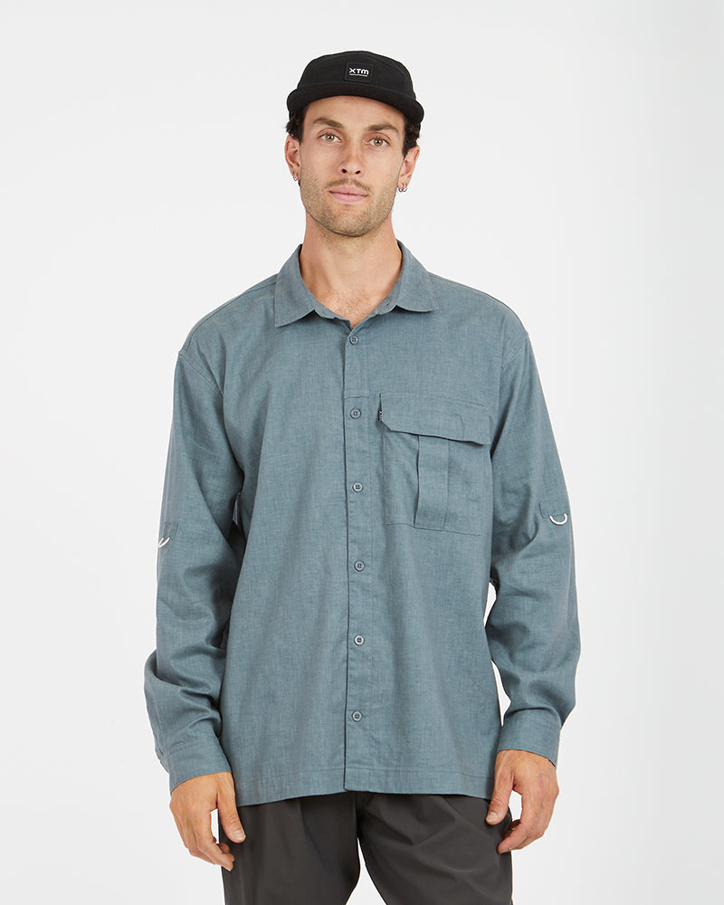 XTM Messmate Mens Hemp-Blend Hiking Long-Sleeve Shirt - Ski and Board Online