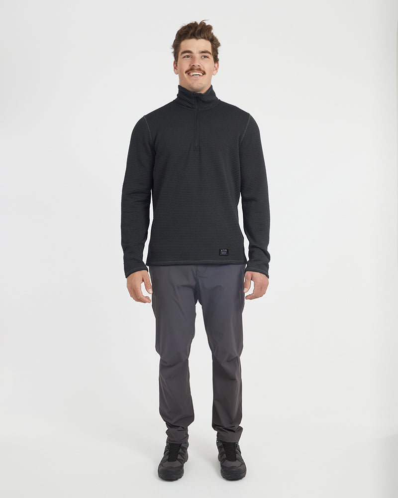 XTM Mens Merino AEROGRID Fleece Hiking Pullover - Ski and Board Online