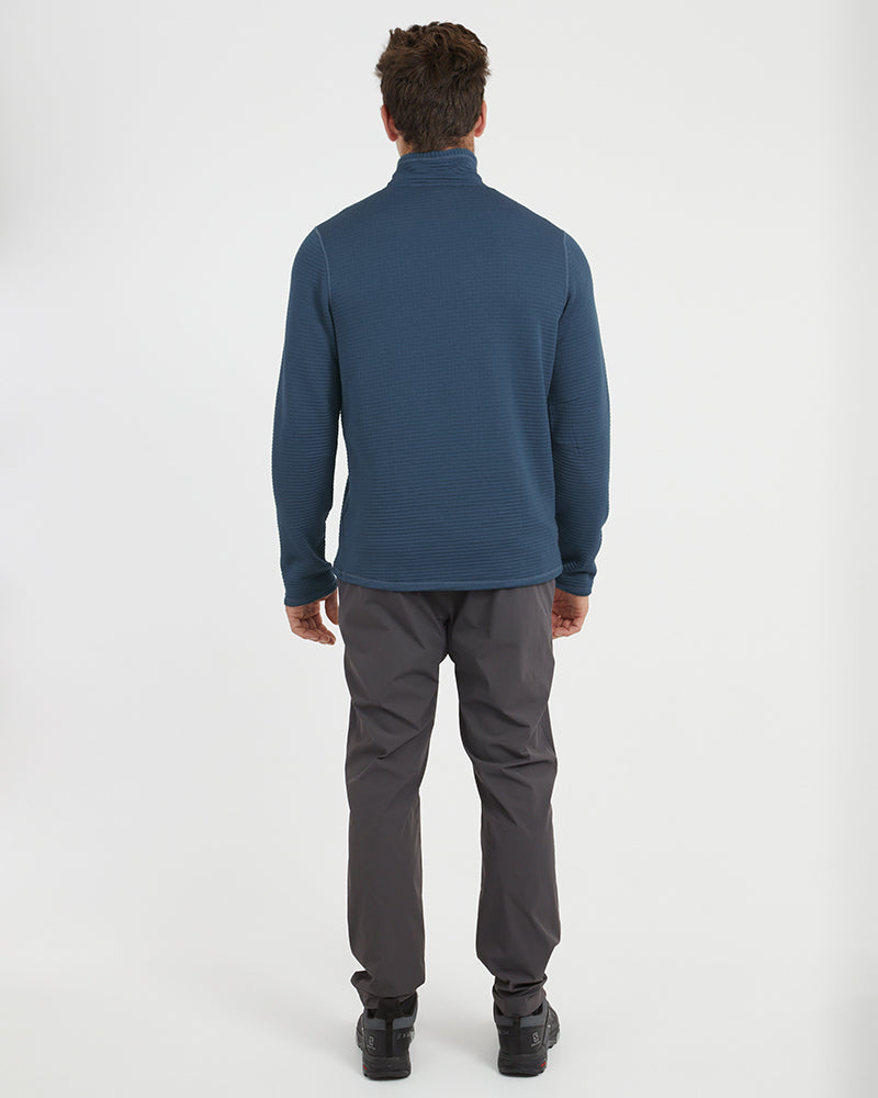 XTM Mens Merino AEROGRID Fleece Hiking Pullover - Ski and Board Online