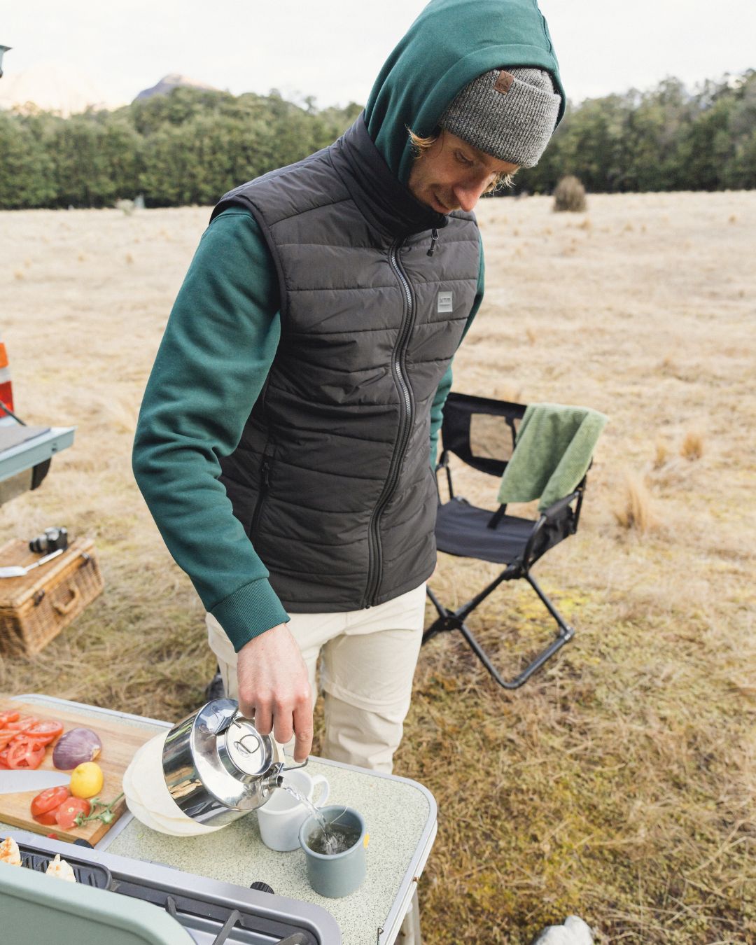 XTM WOOLXLOFT Mens Puffer Vest - Ski and Board Online