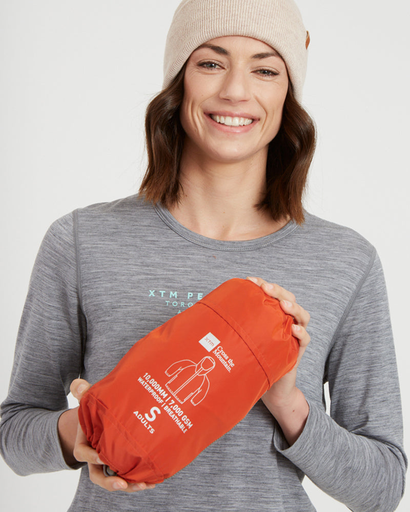 XTM Stash 2L Unisex Packable Rain Jacket - Ski and Board Online