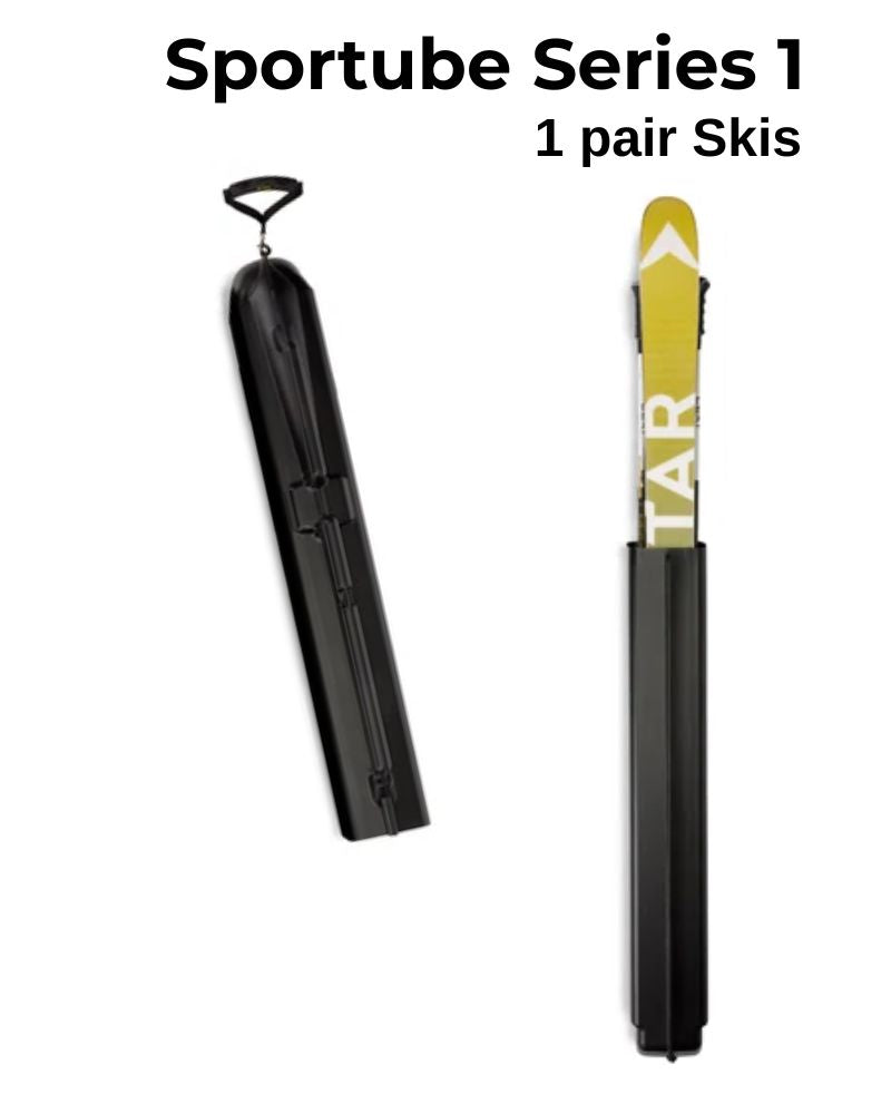 sportube series 1 hard ski case australia blaze and black