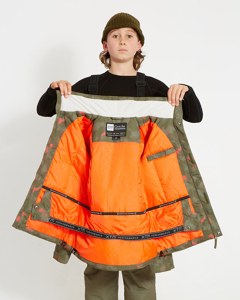 XTM Caden Youth Boys' Snow Jacket - Kalamata Thermal - Ski and Board Online