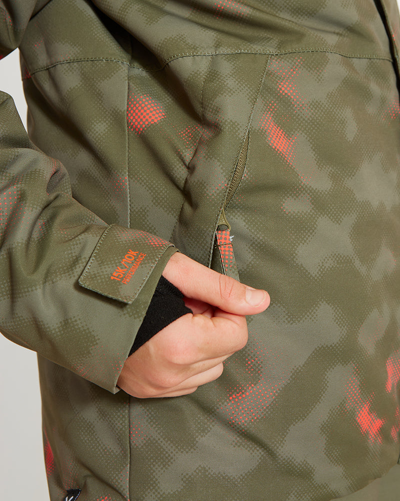 XTM Caden Youth Boys' Snow Jacket - Kalamata Thermal - Ski and Board Online