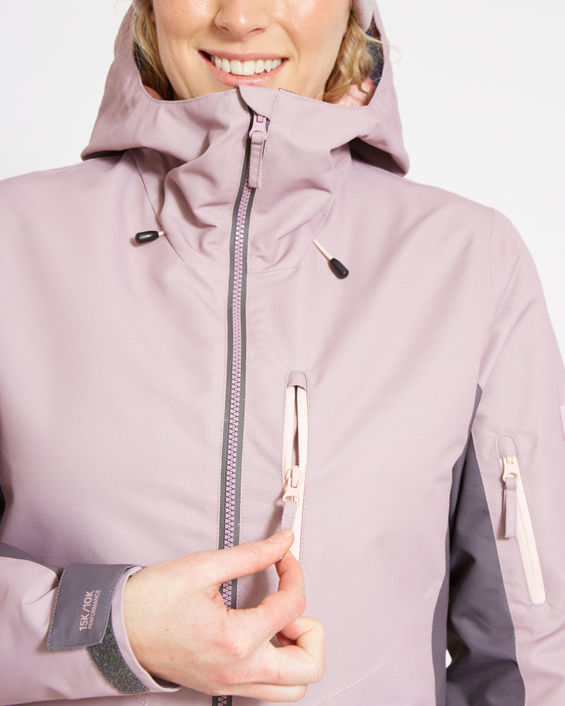 XTM Lani II Womens Snow Jacket - Fog - Ski and Board Online