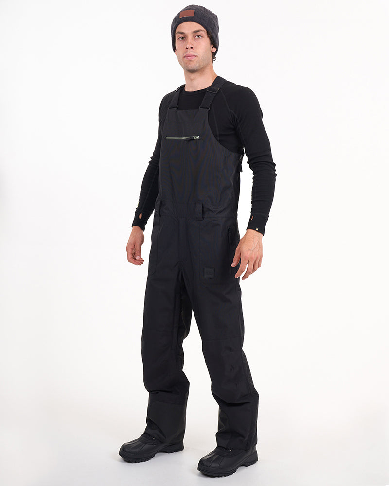 XTM Fletcher Mens Bib Snow Ski Pant - Black - Ski and Board Online