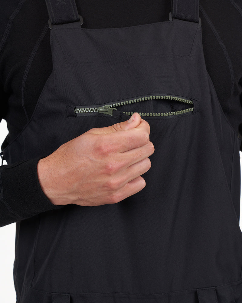 XTM Fletcher Mens Bib Snow Ski Pant - Black - Ski and Board Online